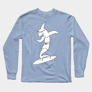 Surfer Shark Long Sleeve T-Shirt